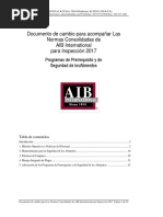 Change Prerequisite and Food Safety Programs Sp