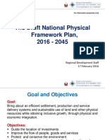 NEDA - The Draft National Physical Framework Plan 2016 To 2045