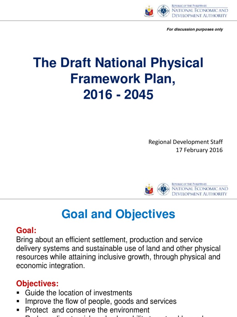 National Physical Framework Plan 2016-2045 | PDF | Metro Manila | Mindanao