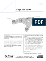 Large Rod Stand: Instruction Sheet For The PASCO Model ME-8735