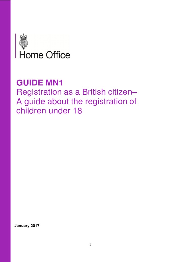 MN1 Guide January 2017 PDF Citizenship Constitutional Law