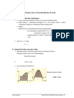 Integral Volume Benda Putar