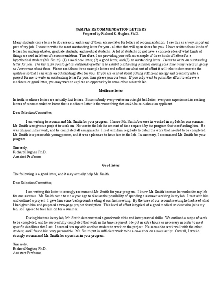 Sample Letter PDF | PDF