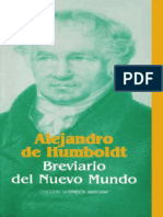 Alejandro de Humboldt. Breviario Del Nuevo Mundo PDF