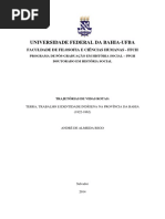2014. Rego Andre de Almeida. Trajetorias de Vidas Rotas Terra Trabalho e Identidade Indigena Na Provincia Da Bahia 1822-1862