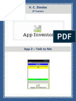 App Inventor Talk