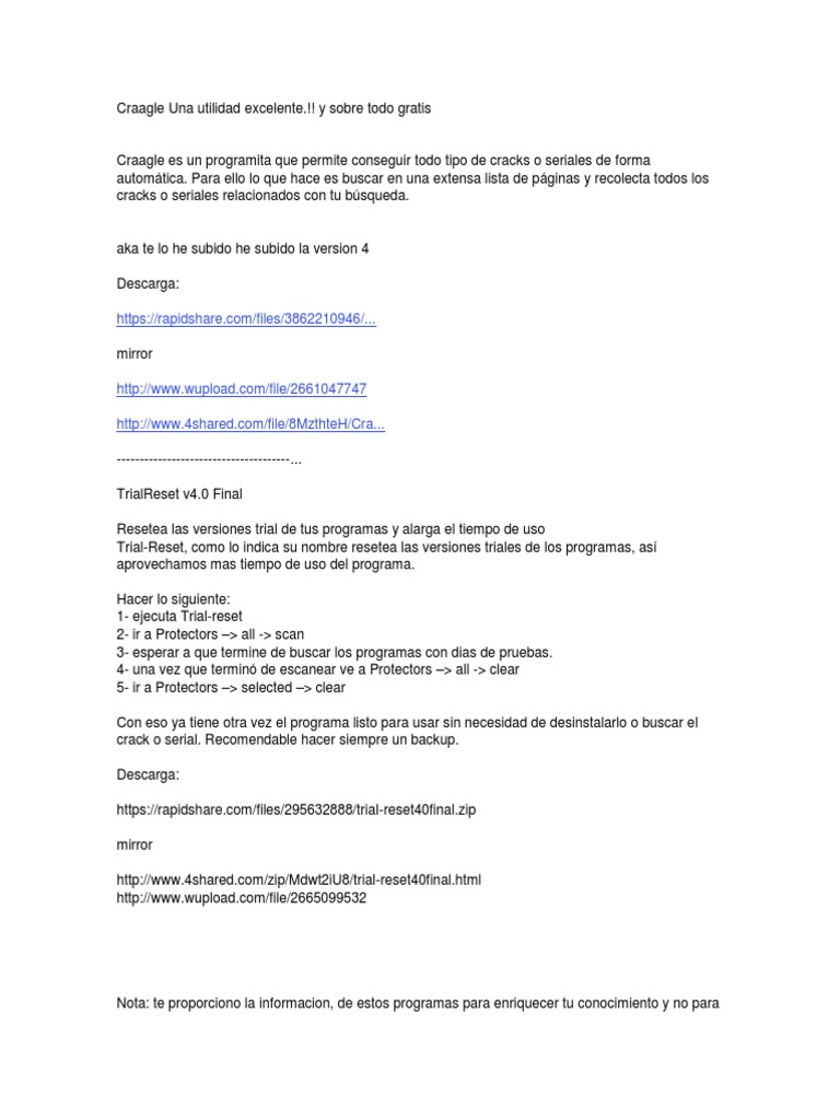 craagle en francais gratuit