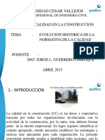 G. Calidad en La Const. - Ucv 2015 1ra. Clase