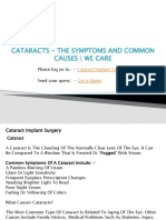 Cataracts - The Symptoms and Common Causes - We Care