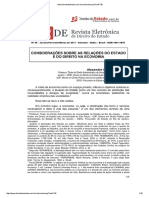 Alexandre Santos de Aragão - Considerações Sobre As Relações Do Estado e Do Direito Na Economia