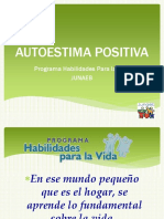 AUTOESTIMA POSITIVA