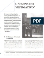 El Seminario Investigativo