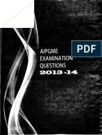 Mudit Khanna AIPGMEE 2013-14 Questions