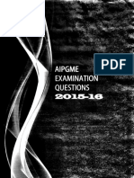 Mudit Khanna AIPGMEE 2015-16 Questions
