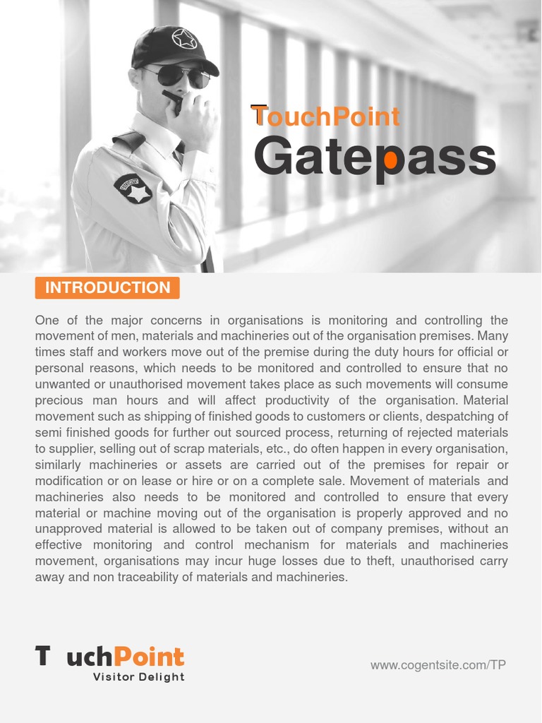 Gate Pass Authentication Machine (Mechanical)