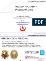 0a Presentacion Hidrologia UPC