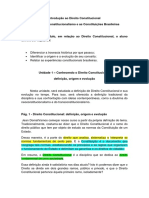 Introdução Ao Direito Constitucional - Módulo I