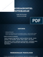 Psikodiagnostik Kepribadian