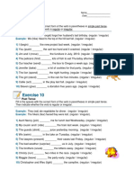 Past Tense Exercise 6 PDF