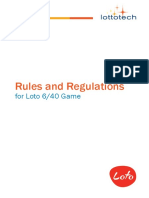Rules and Regulation 2016