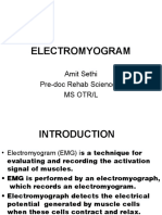 Electromyogram: Amit Sethi Pre-Doc Rehab Sciences, Ms Otr/L