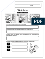 Tirinha Turma Da Monica Com Interpretação