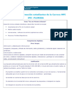 Matriz de Propuesta de Formacion en TD A Estudiantes