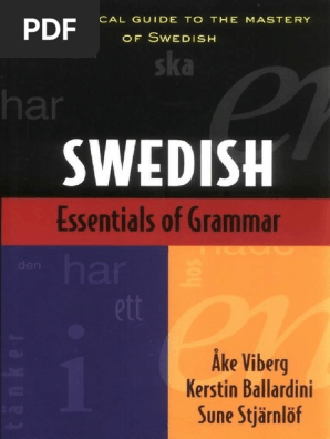Essentials of Swedish Grammar PDF  PDF  Adjective  Adverb