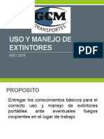 Uso y Manejo de Extintores