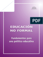 Educación NO FORMAL - Dossier Uruguay