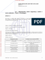 NBR 14725 Parte 3 Errata PDF