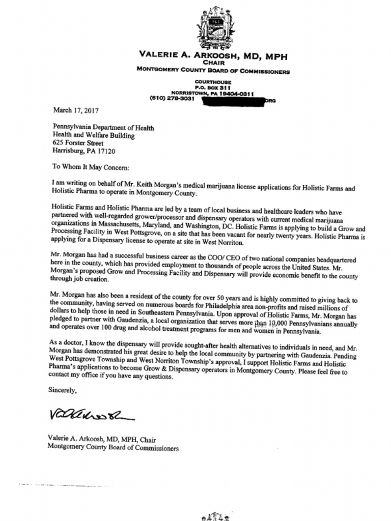 PA County MMJ Letters | PDF