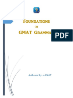 PDF For FOUNDATIONS OF GMAT GRAMMAR PDF