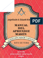 MANUAL DEL APRENDIZ MASON - Jorge Butller PDF