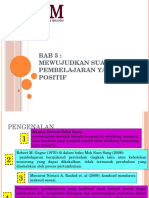 Mewujudkan Suasana Pembelajaran Yang Positif