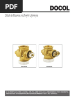 Válvula de Descarga Com Registro Integrado