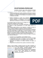 Laboratorio Txicologia y Quimica Legal PDF