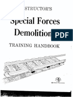 Special Forces Demolitions Training Handbook