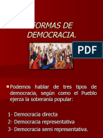 Formas de Democracia[