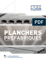 Planchers Prefabriques - Planchers Alveoles - Planchers A Poutrelles Et Entrevous - Planchers Nervures PDF
