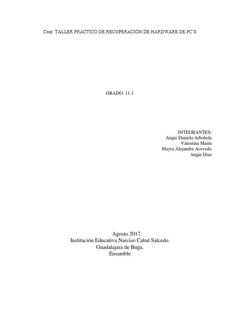 FormatoAPAGeneral 1 | PDF | Arquitectura X86 | Hardware de la computadora