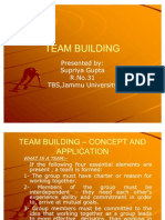 Team Building - Concept and Application