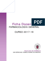 Ficha Docente:: Farmacología General CURSO 201 7-18