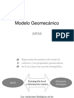Modelo Geomecánico (MEM)