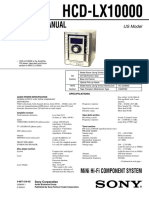 Equipo Sony HCD-LX10000 PDF