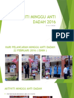 Aktiviti Minggu Anti Dadah 2016