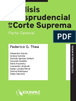 Analisis Jurisprudencial CSJ Parte General PDF