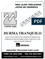 Catálogo Lajota Cerâmica Metal Laje