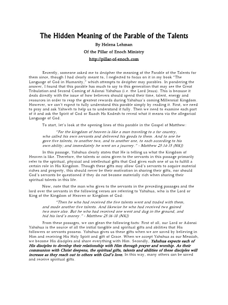 Understanding the parables of jesus image