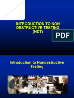 Introduction To Non Destructive Testing (NDT)